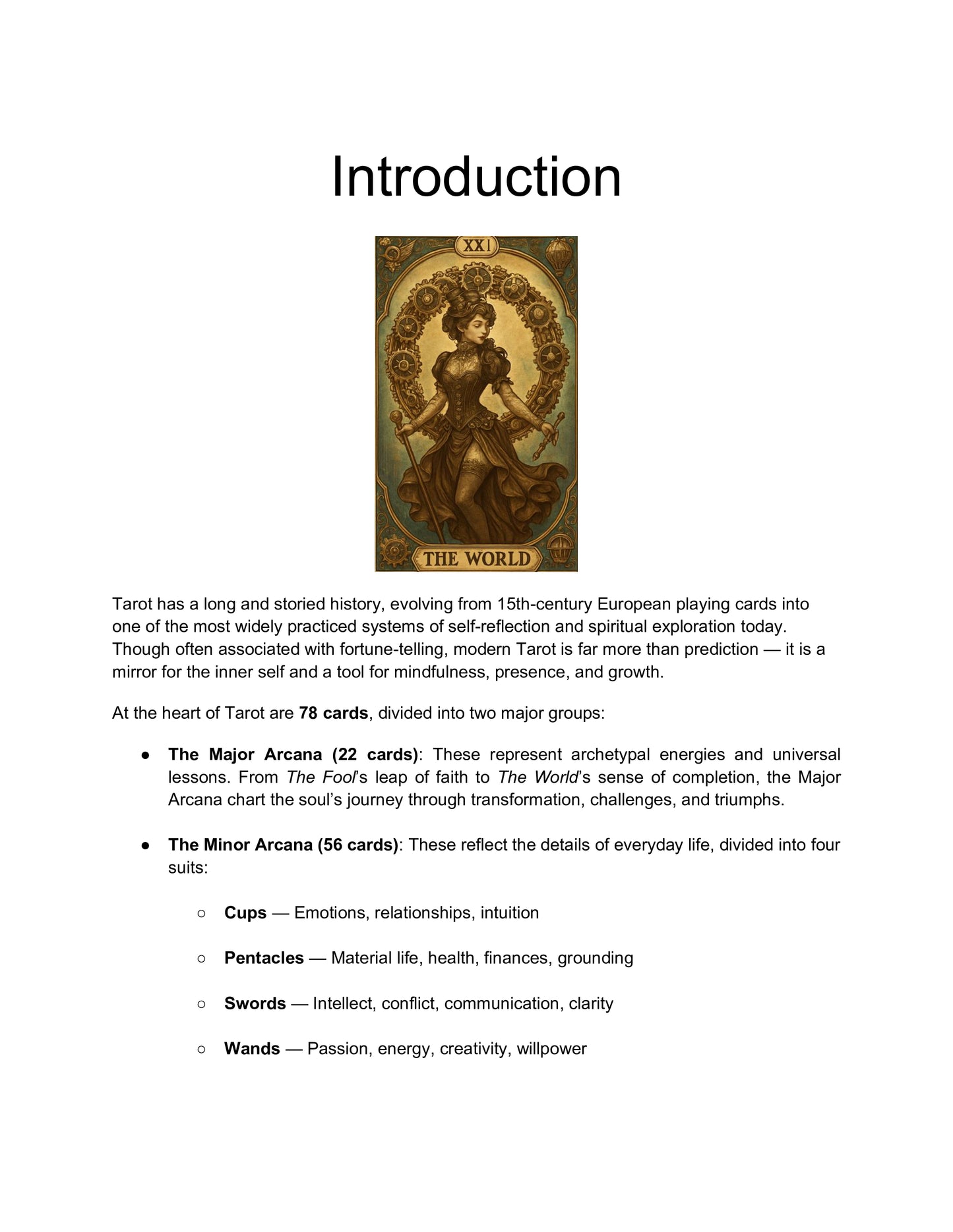Mindful Tarot: A Journey Through Cards and Self-Discovery
