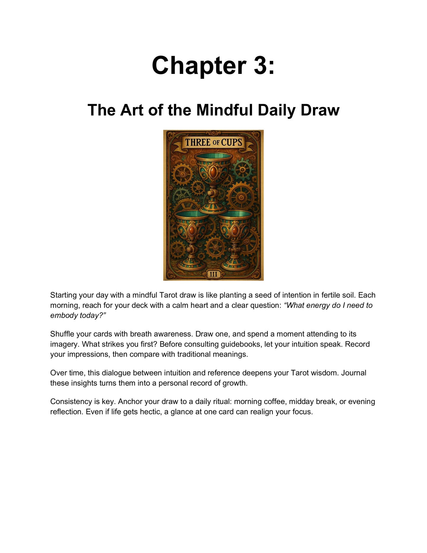 Mindful Tarot: A Journey Through Cards and Self-Discovery