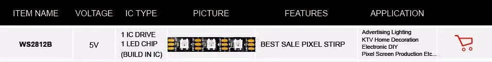WS2812B RGB Flexible Pixel Led Module Panel 8x8/16x16/8x32 Matrix Screen WS2811 WS2812 IC Individually Addressable DC5V.