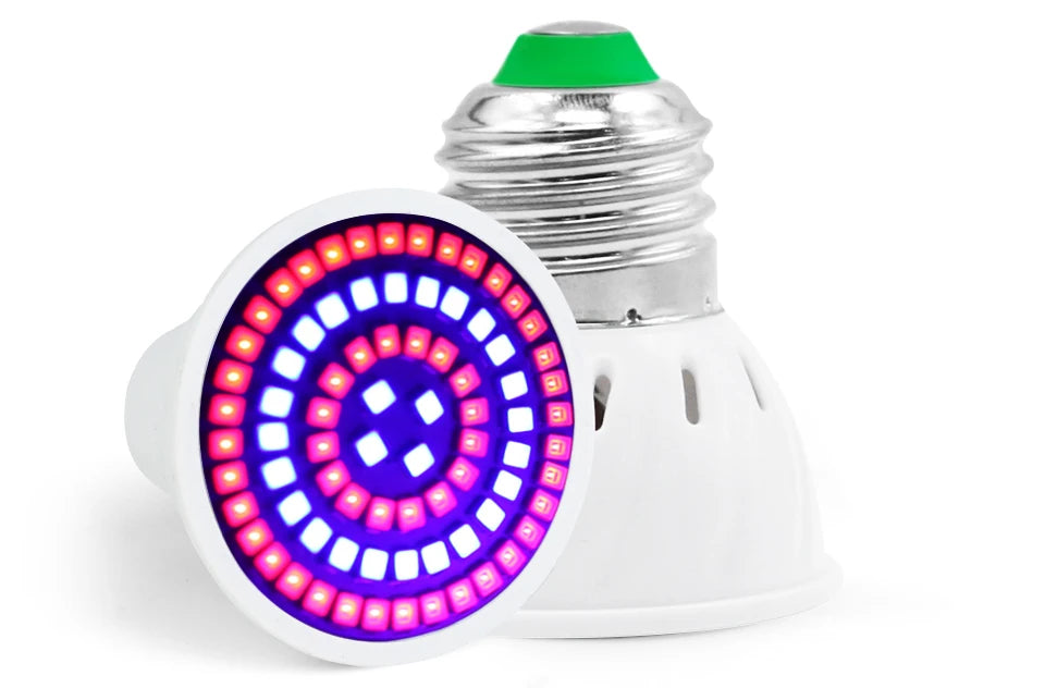 Led Grow Bulb 220V E27 60 80LEDs Full Spectrum LED Plant Greenhouse Hydroponic Growth Light Indoor Plant Phyto Flower Lamp