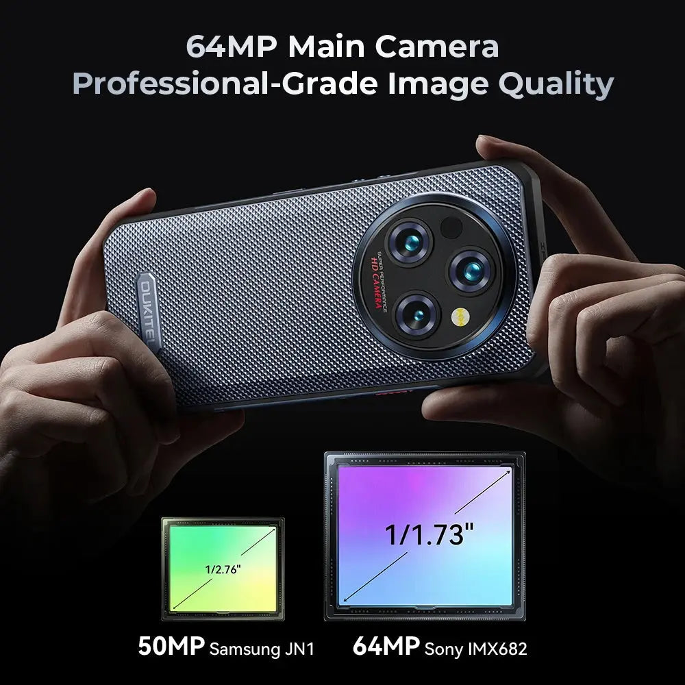 Oukitel WP35 PRO 5G Rugged Smartphone 11000mAh MediaTek Dimensity 6300 36GB Tarot Yeah