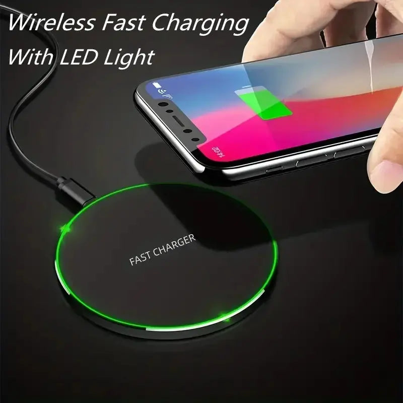 30W Wireless Charger For iPhone 15 14 13 12 X Pro Max Induction Fast Charging Pad Dock Station For Samsung S23 S22 Xiaomi Huawei Tarot Yeah