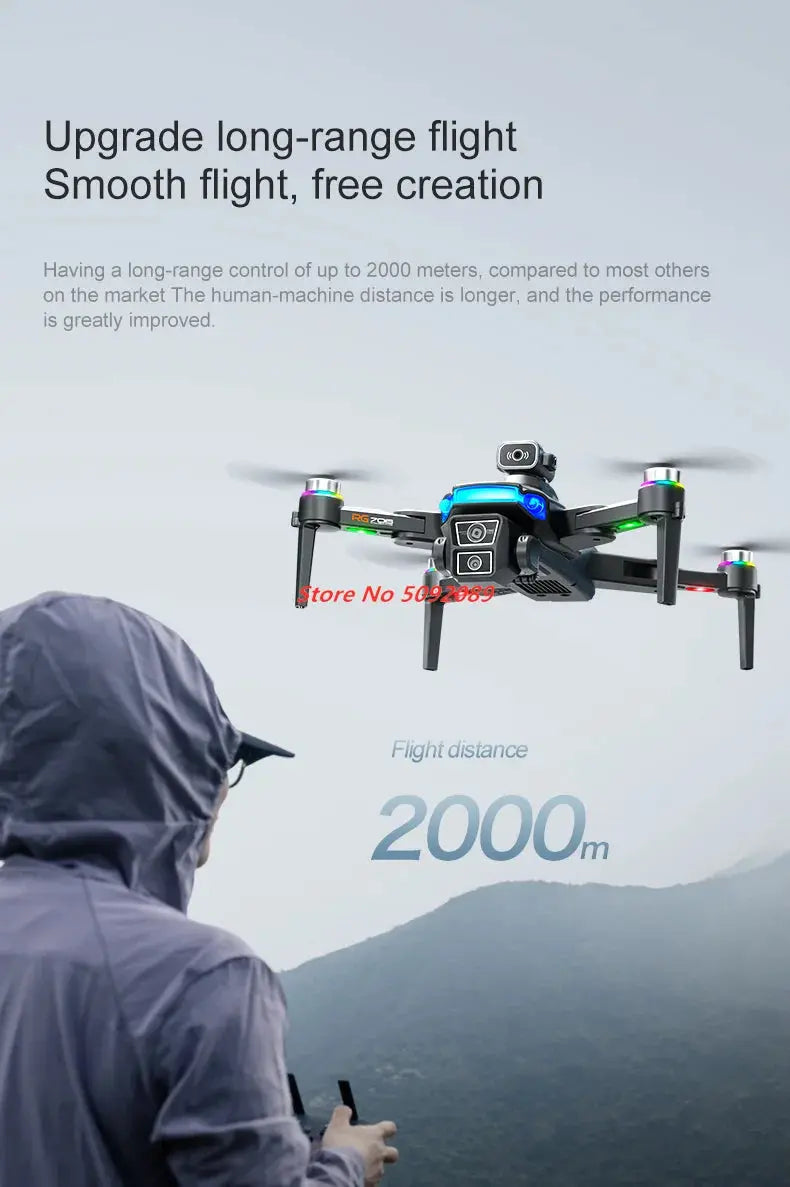 Professional 5G 8K HD Camera GPS Drone Aerial Photography Dual Camera Dron with Screen Obstacle Avoidance Drone RC Quadcopter.
