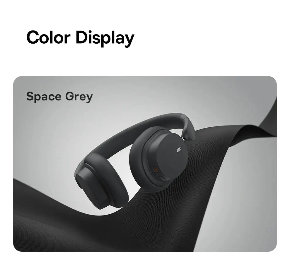 Baseus Bowie D05 Wireless Headphone 3D Spatial Audio Earphone Bluetooth 5.3 Headset 40mm Driver Foldable Over Ear Headphone 70H Tarot Yeah