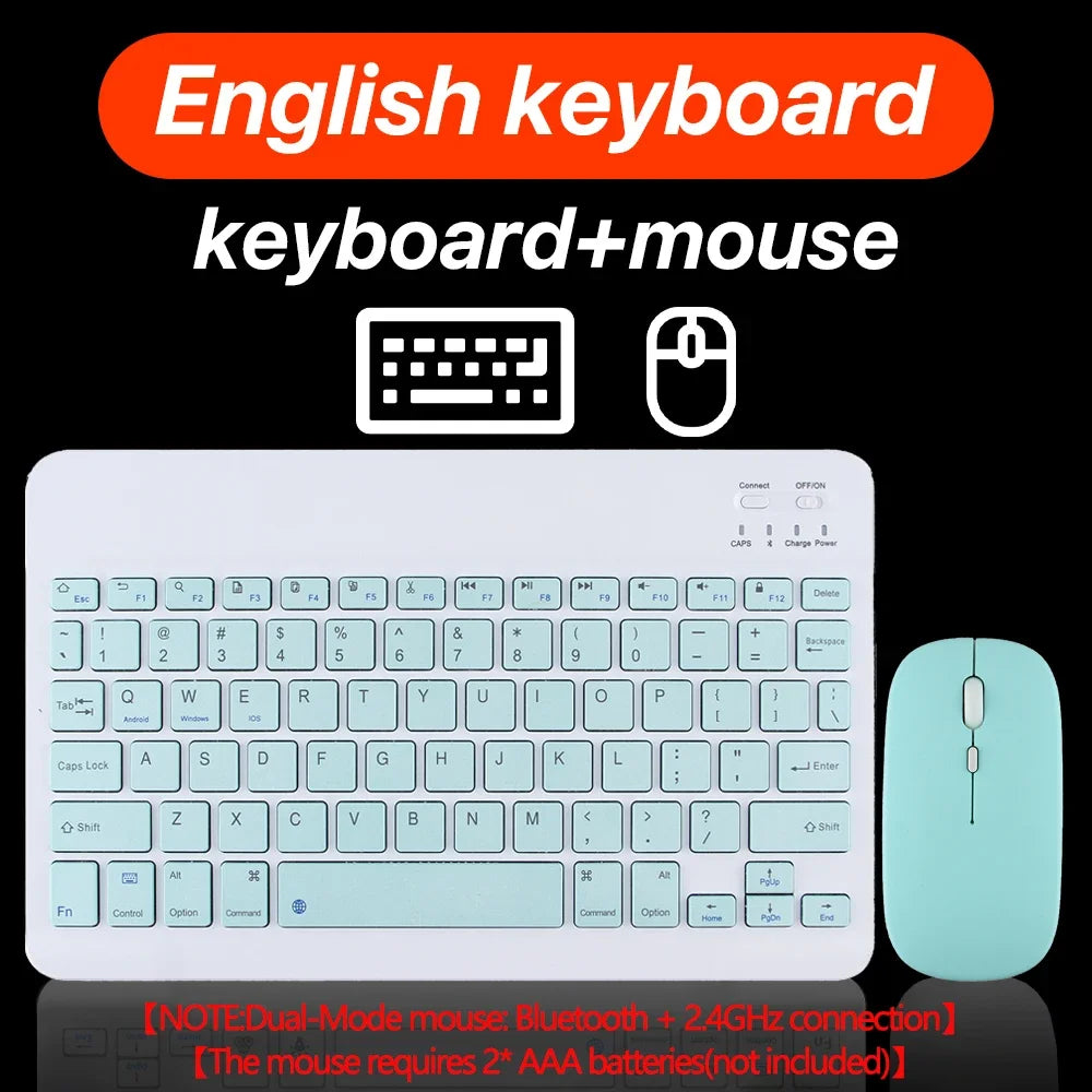 Bluetooth-compatible Wireless Keyboard Mouse Set for Android Windows for Tablet iPad PC Keyboard Wireless Mouse Gaming Keyboard