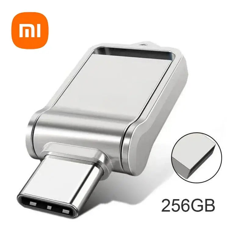 Xiaomi Mini 2TB Flash Drive USB 3.0 Fast Type C Pen Drive Memory Stick High Speed Data 512GB For Computers Phone PC Fast U Disk Tarot Yeah