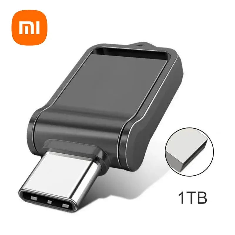 Xiaomi Mini 2TB Flash Drive USB 3.0 Fast Type C Pen Drive Memory Stick High Speed Data 512GB For Computers Phone PC Fast U Disk Tarot Yeah