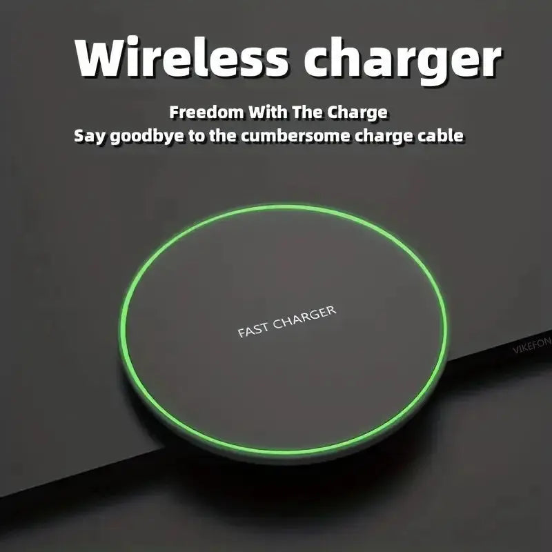 30W Wireless Charger For iPhone 15 14 13 12 X Pro Max Induction Fast Charging Pad Dock Station For Samsung S23 S22 Xiaomi Huawei Tarot Yeah