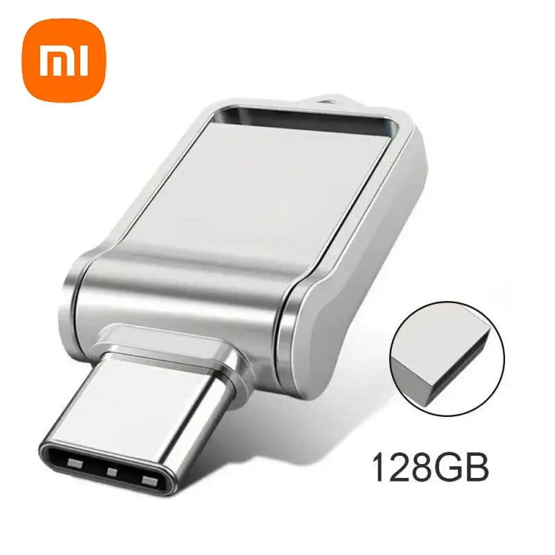 Xiaomi Mini 2TB Flash Drive USB 3.0 Fast Type C Pen Drive Memory Stick High Speed Data 512GB For Computers Phone PC Fast U Disk Tarot Yeah