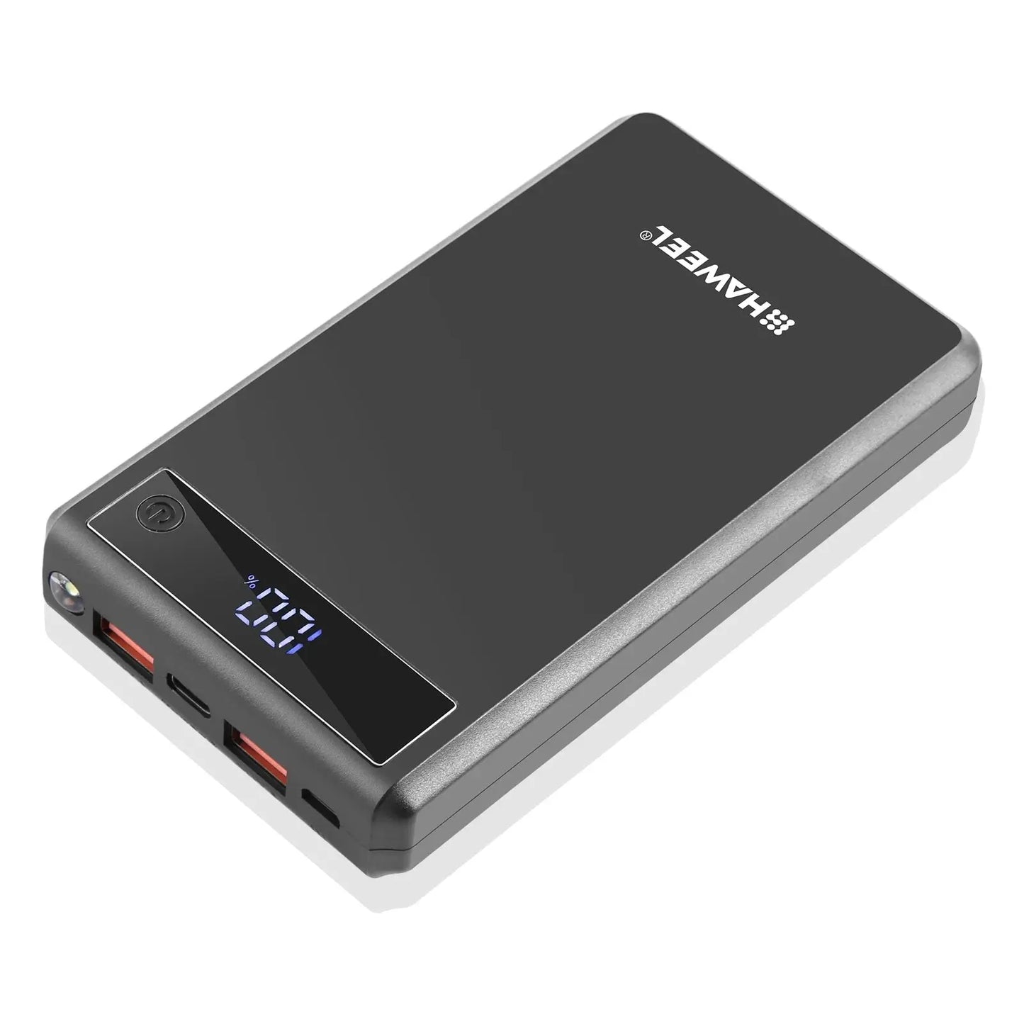 HAWEEL DIY 6 x 18650 Battery 24W Fast Charge Power Bank Box Case with Display, Not Include Battery Tarot Yeah