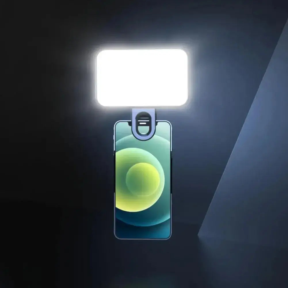 Portable Mini Selfie Fill Light Rechargeable 3 Modes Adjustable Brightness Clip On For Mobile Phone Make Up Computer Fill Light Tarot Yeah