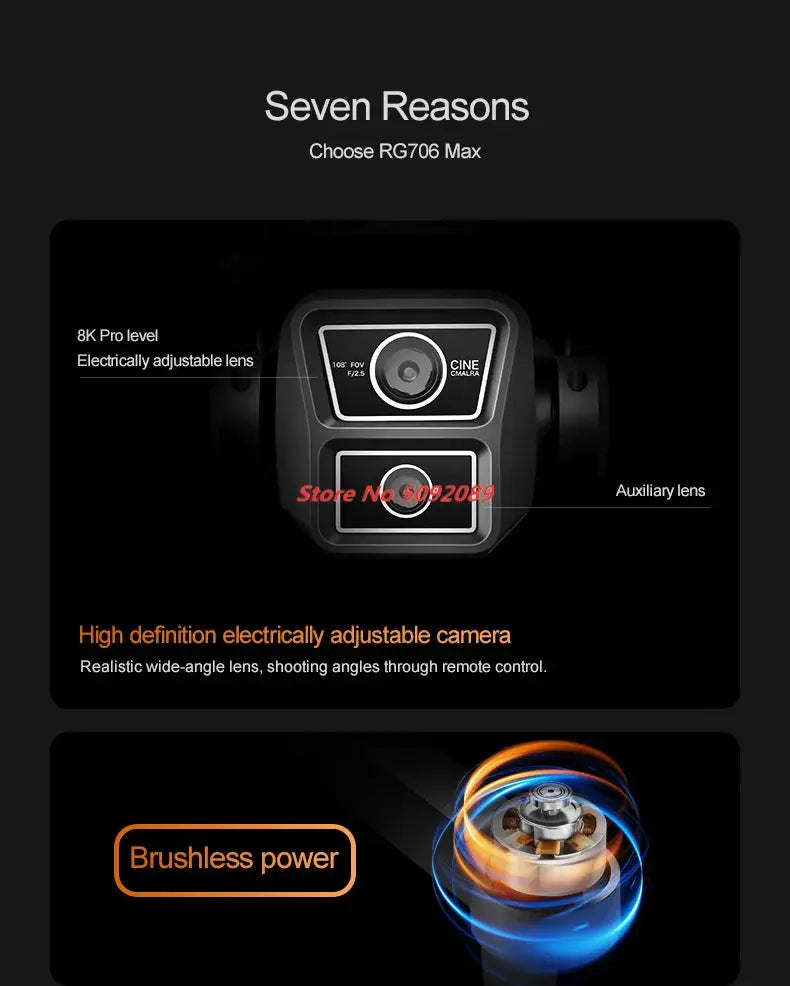 Professional 5G 8K HD Camera GPS Drone Aerial Photography Dual Camera Dron with Screen Obstacle Avoidance Drone RC Quadcopter.