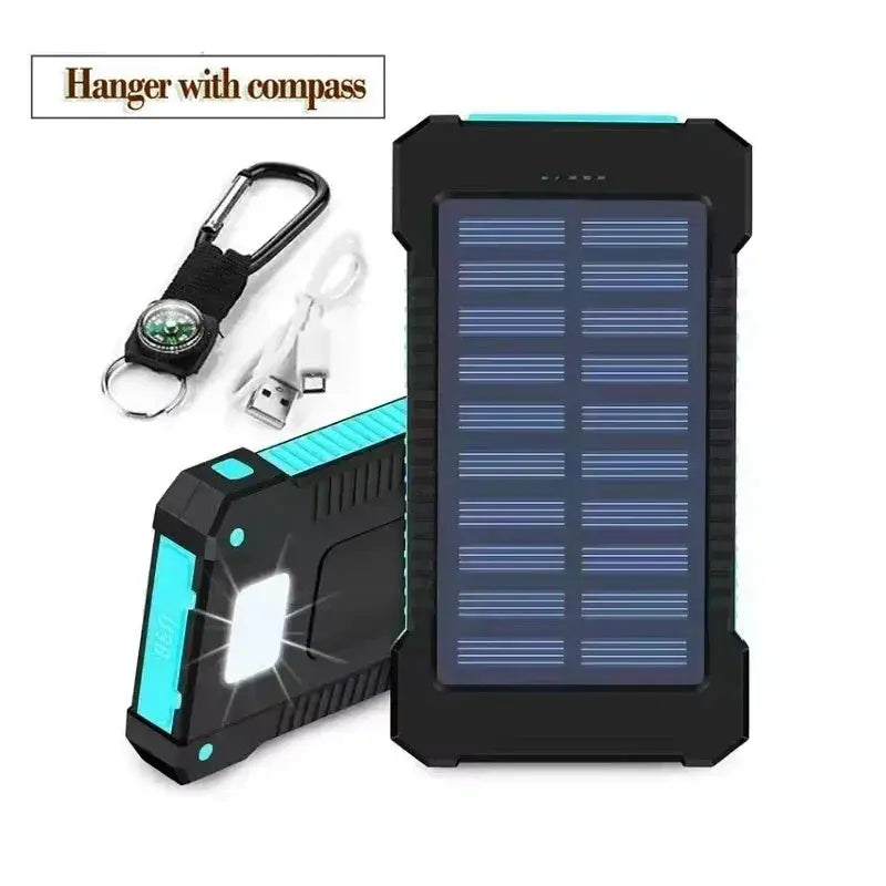 200000mAh Large Capacity Solar Power Bank Fast Charging Portable Charger External Battery for IPhone Samsun Xiaomi Powerbank Tarot Yeah