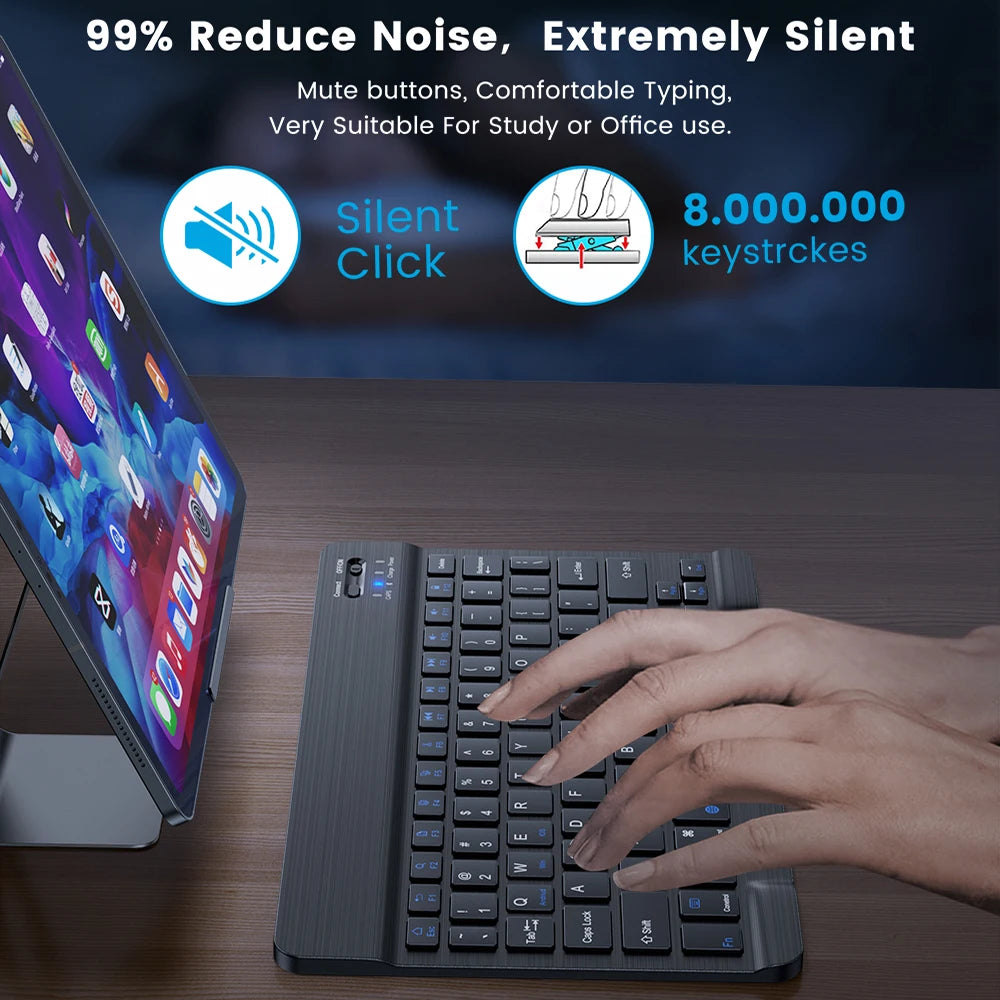Bluetooth-compatible Wireless Keyboard Mouse Set for Android Windows for Tablet iPad PC Keyboard Wireless Mouse Gaming Keyboard