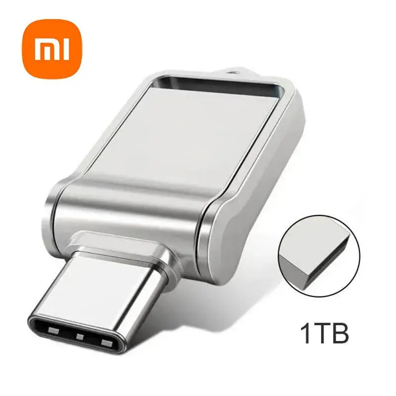 Xiaomi Mini 2TB Flash Drive USB 3.0 Fast Type C Pen Drive Memory Stick High Speed Data 512GB For Computers Phone PC Fast U Disk Tarot Yeah