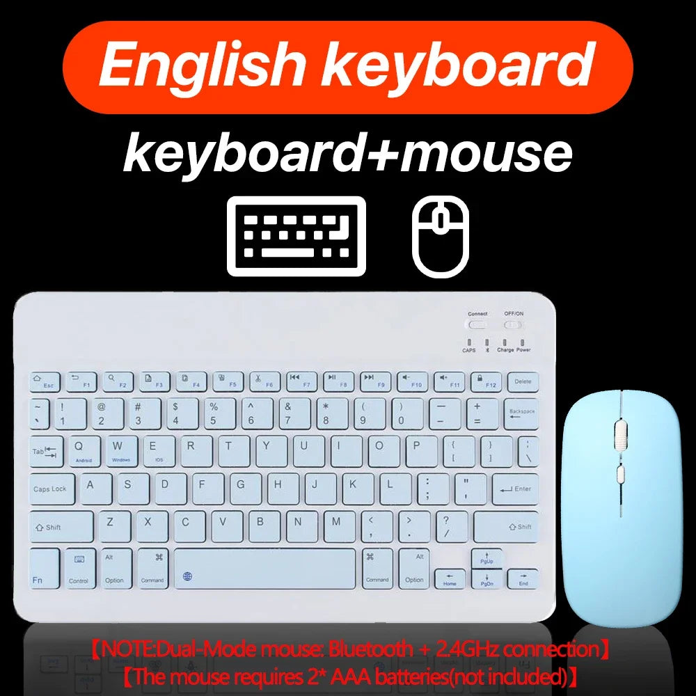 Bluetooth-compatible Wireless Keyboard Mouse Set for Android Windows for Tablet iPad PC Keyboard Wireless Mouse Gaming Keyboard
