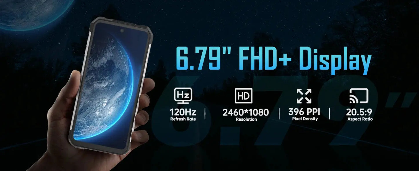 8849 Tank 3 Pro Unihertz Rugged Projector Smartphone 23800mAh 5G Android14 Outdoor Phone 512GB+36GB 120W Fast Charging Dual Sim Tarot Yeah