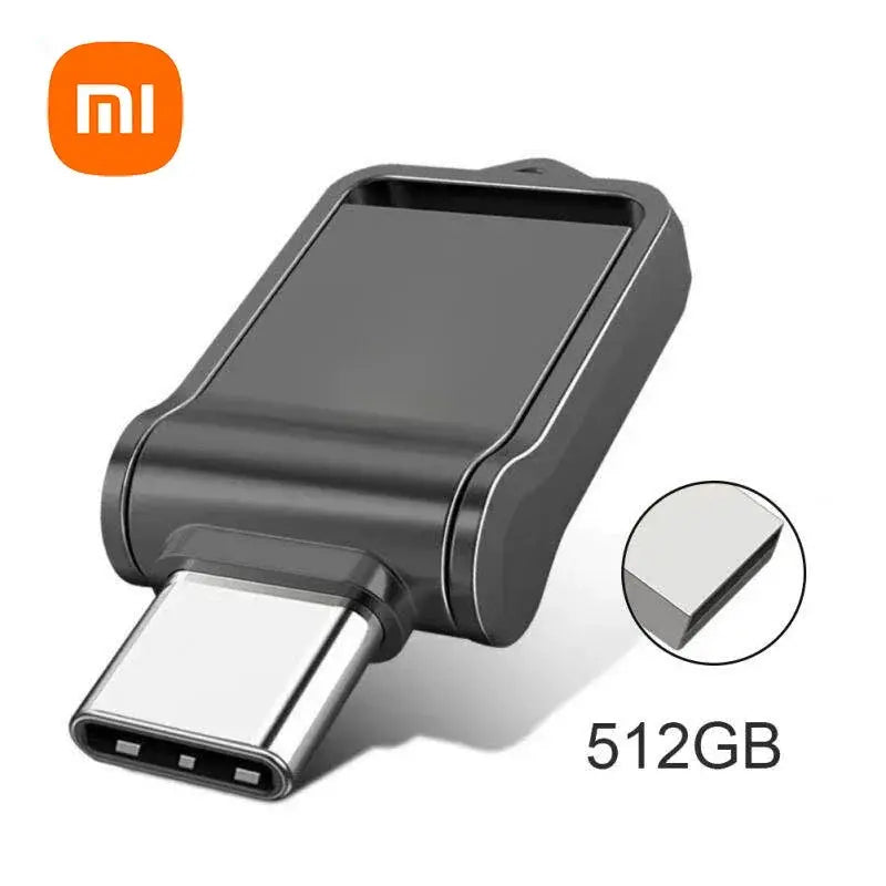 Xiaomi Mini 2TB Flash Drive USB 3.0 Fast Type C Pen Drive Memory Stick High Speed Data 512GB For Computers Phone PC Fast U Disk Tarot Yeah