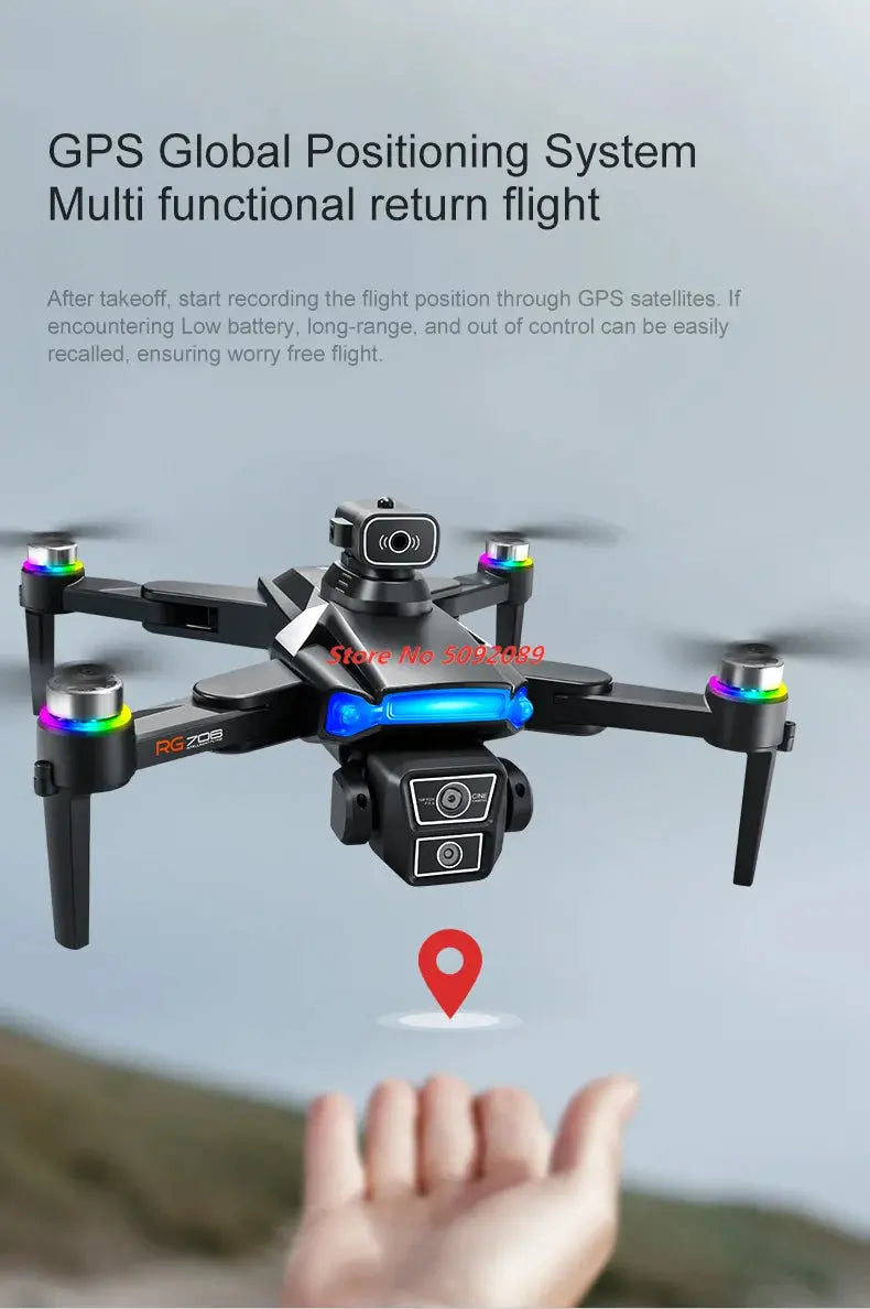 Professional 5G 8K HD Camera GPS Drone Aerial Photography Dual Camera Dron with Screen Obstacle Avoidance Drone RC Quadcopter.