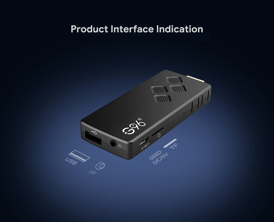 G96 high-performance android 13.0 4k smart TV Stick ATV H313 2GB RAM 16GB ROM Q2 infrared remote control tv stick Dual Wifi