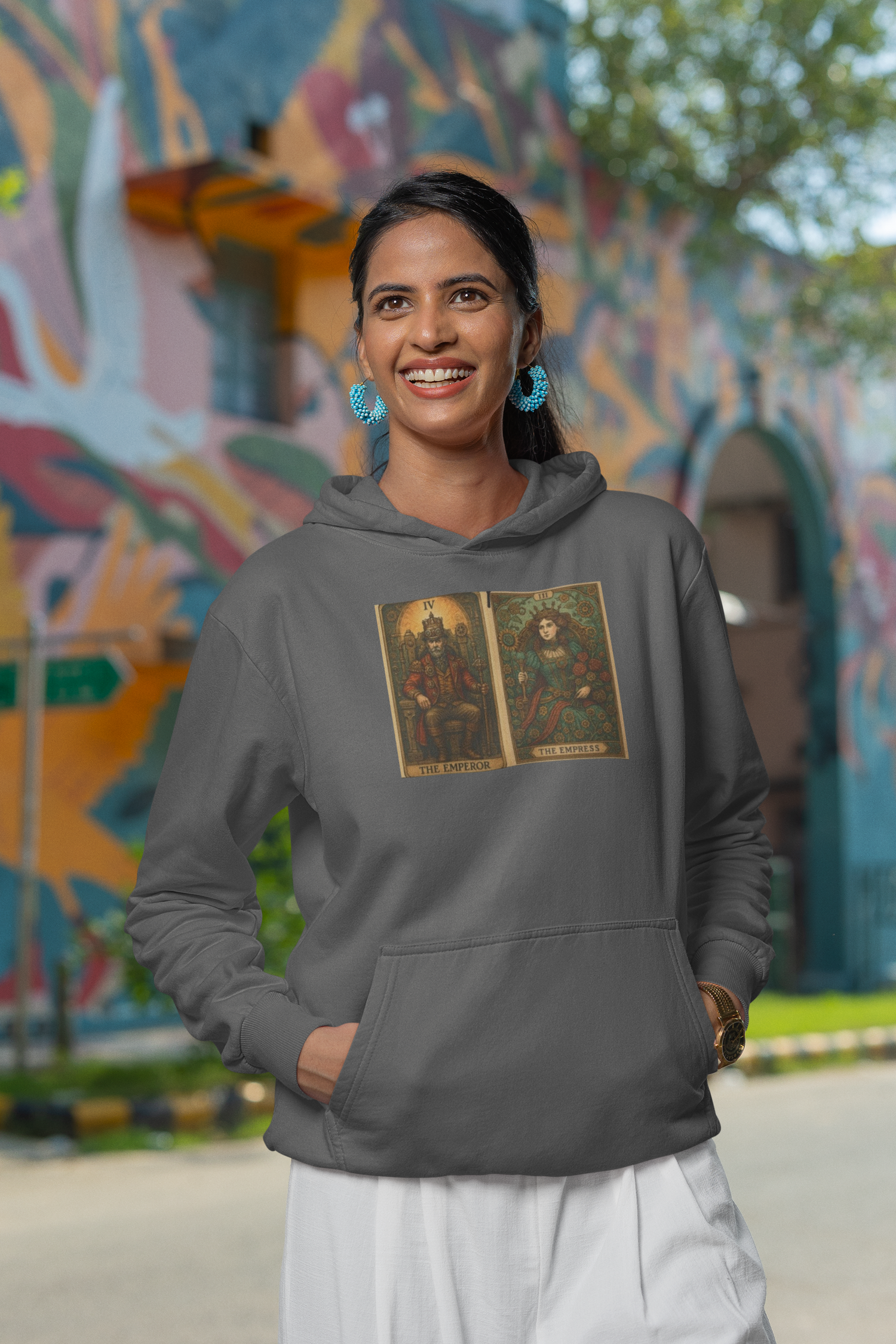 Tarot Clothes collection featuring mystical fashion with tarot card artwork