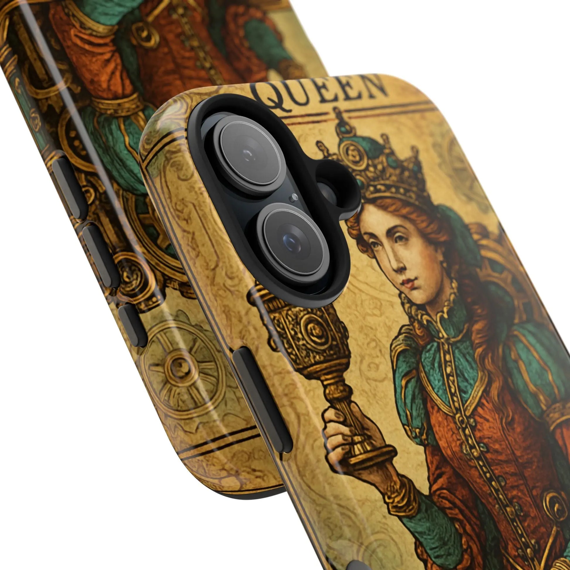 Artistic Tarot Phone Case - Queen of Cups Design.