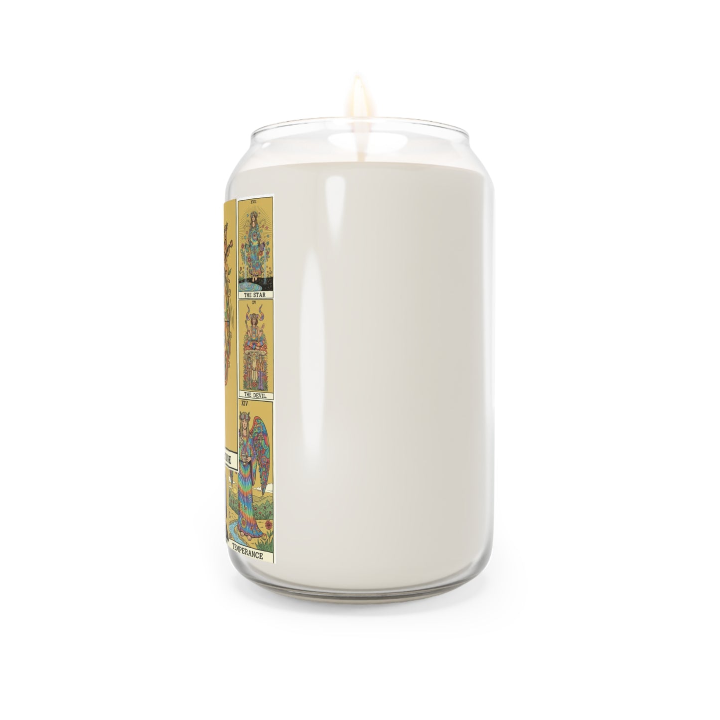 Wheel of Fortune Scented Soy Candle - Tarot Inspired, Aromatherapy, Home Decor, Gift for Her, Spiritual Relaxation