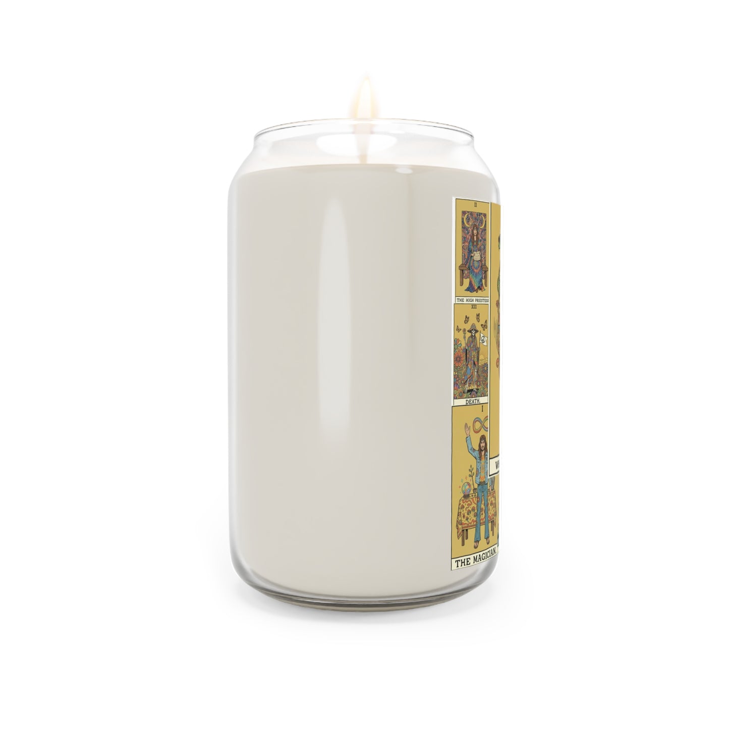 Wheel of Fortune Scented Soy Candle - Tarot Inspired, Aromatherapy, Home Decor, Gift for Her, Spiritual Relaxation