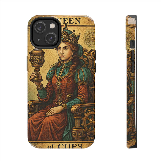 Artistic Tarot Phone Case - Queen of Cups Design.