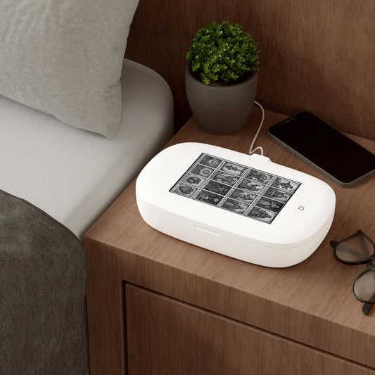 UV Phone Sanitizer and Wireless Charging Pad, Eco-Friendly Gadget, Tech Gift for Health Conscious, Home and Office Essential, Seasonal [...].