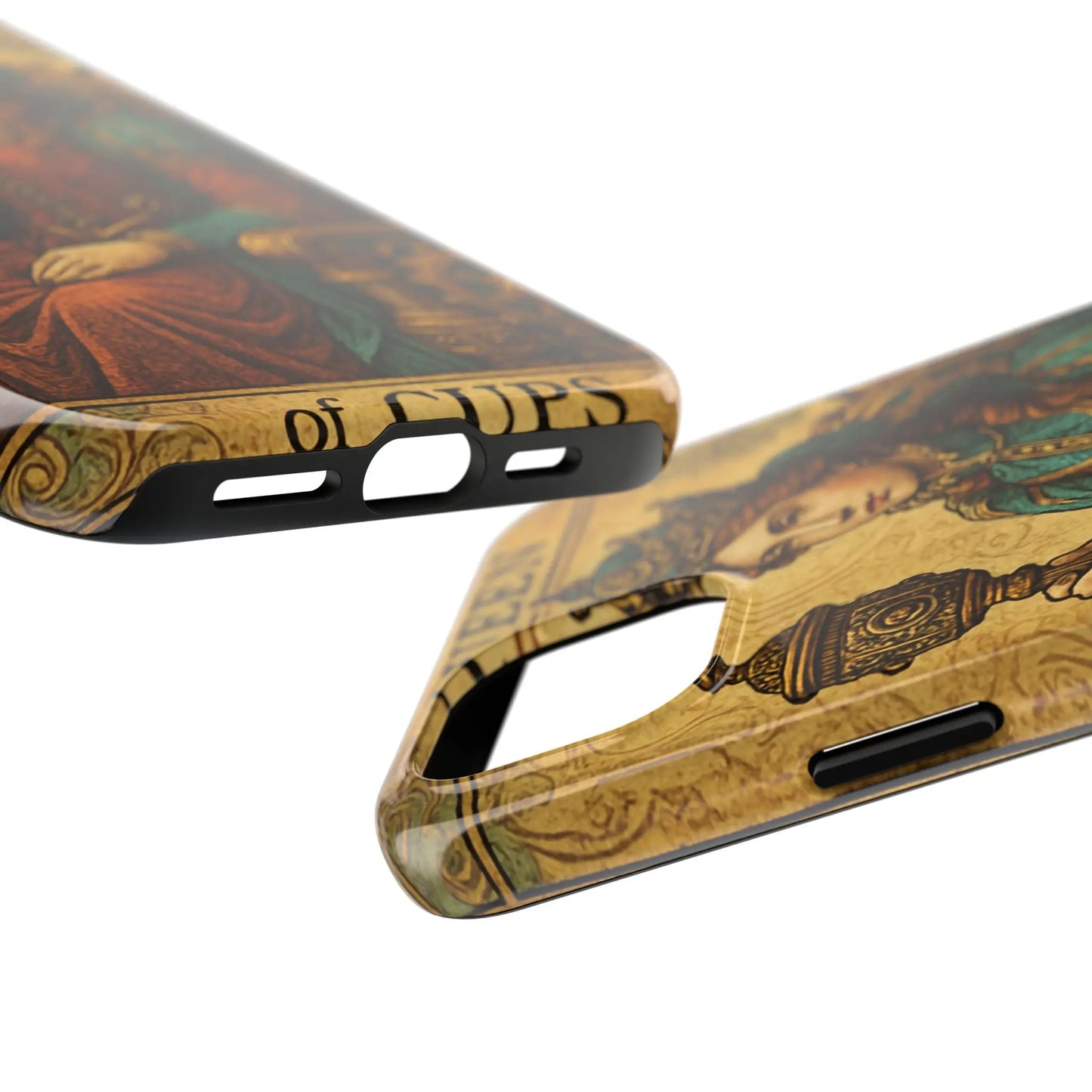 Artistic Tarot Phone Case - Queen of Cups Design.
