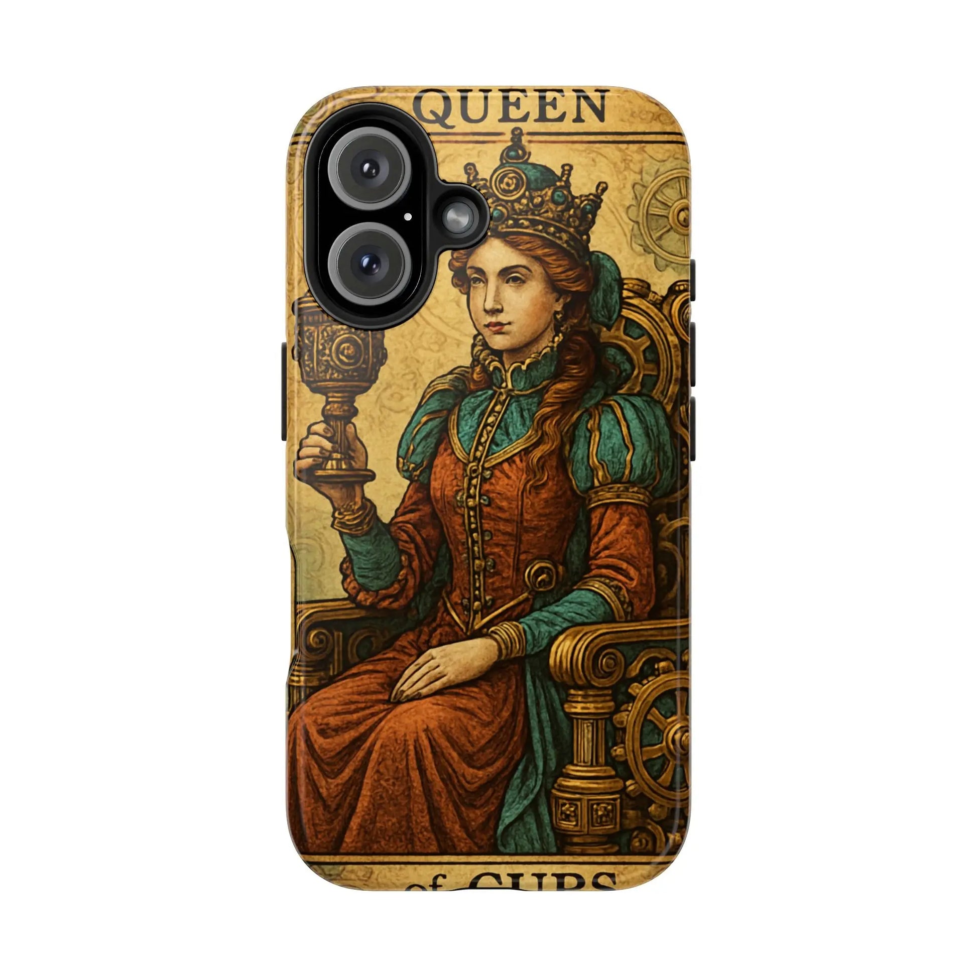 Artistic Tarot Phone Case - Queen of Cups Design.