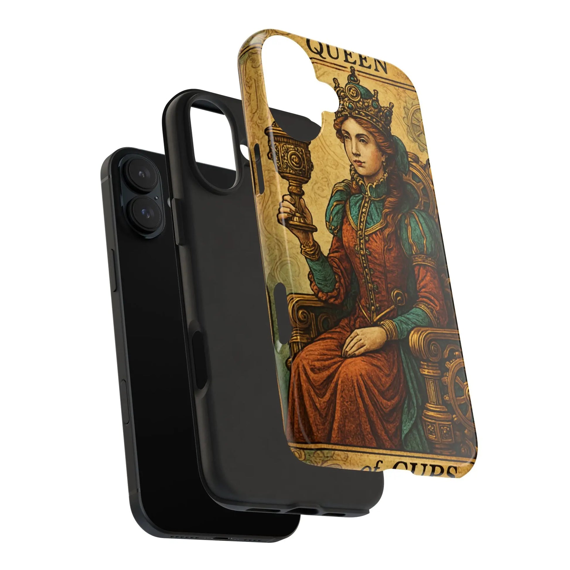Artistic Tarot Phone Case - Queen of Cups Design Printify