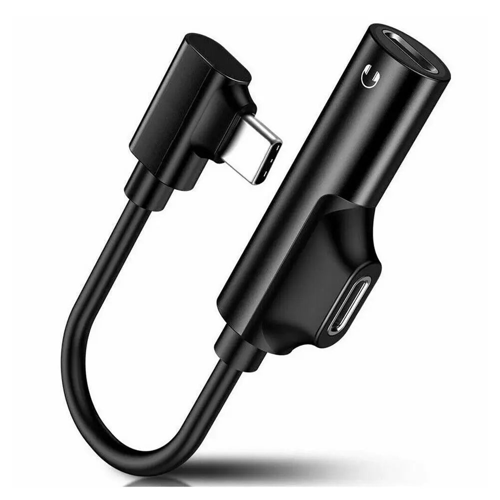 Mobile Phone USB Type C To 3.5mm Jack Audio Adapter 2 In 1 Earphone Aux Cable Coverter for Xiaomi 10 9 8 Redmi Huawei Oneplus Tarot Yeah
