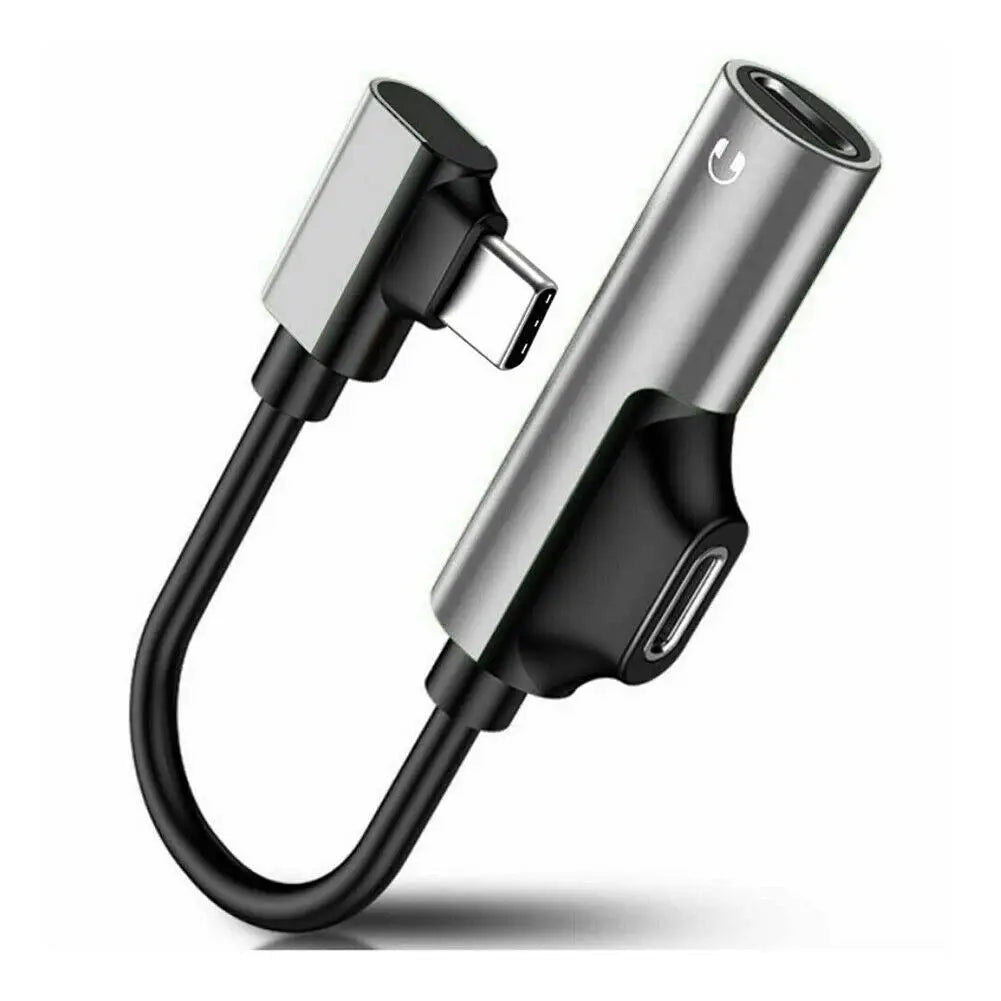 Mobile Phone USB Type C To 3.5mm Jack Audio Adapter 2 In 1 Earphone Aux Cable Coverter for Xiaomi 10 9 8 Redmi Huawei Oneplus Tarot Yeah