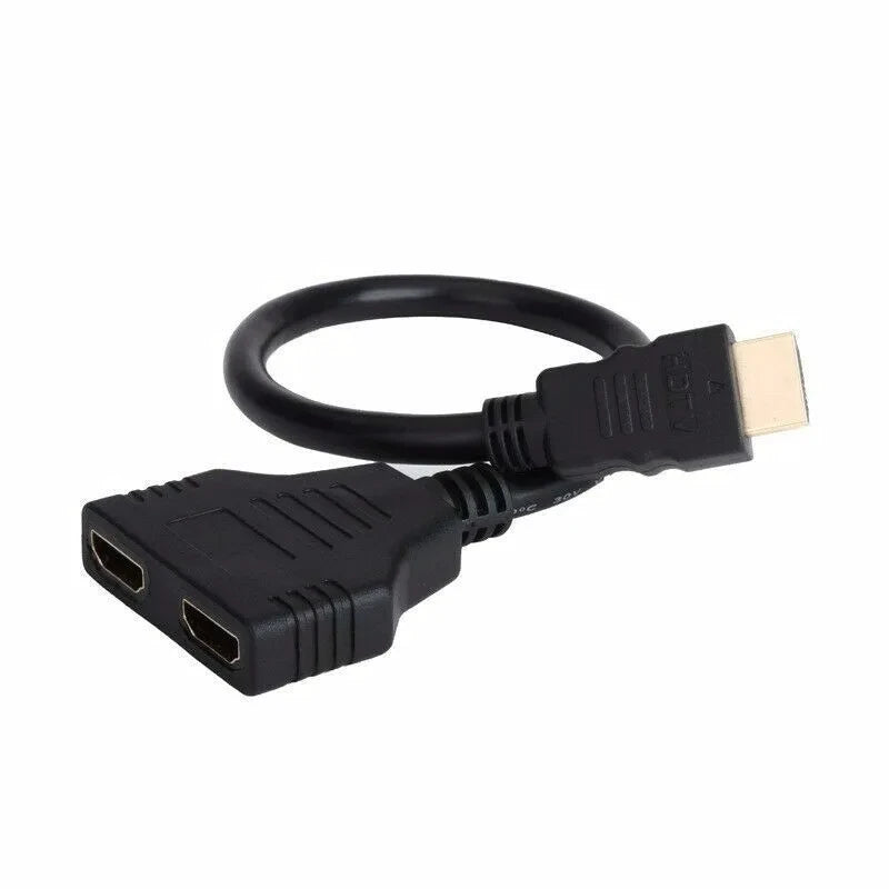 Hdmi Compatible Splitter Cable Video Switch Adapter Output Hub X Box Ps3 4 Dvd Hdtv Pc Laptop TV Hd 1080p 1 Input 2