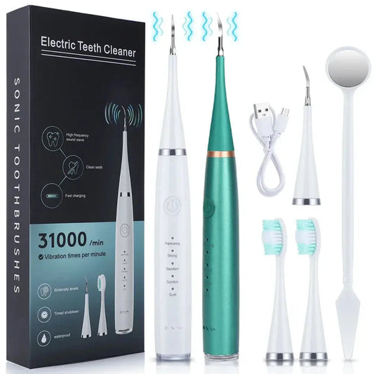 Electric Toothbrush Sonic Dental Teeth Whitening Kit Tooth Whitener Calculus Tartar Remover Tools Cleaner Stain Oral Care.