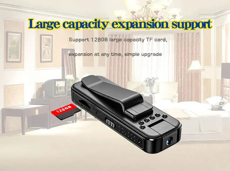 HD 1080P WiFi Mini Portable Camera Digital Video Recorder Police Bodycam Infrared Night Vision Miniature Camcorder Smart Home.