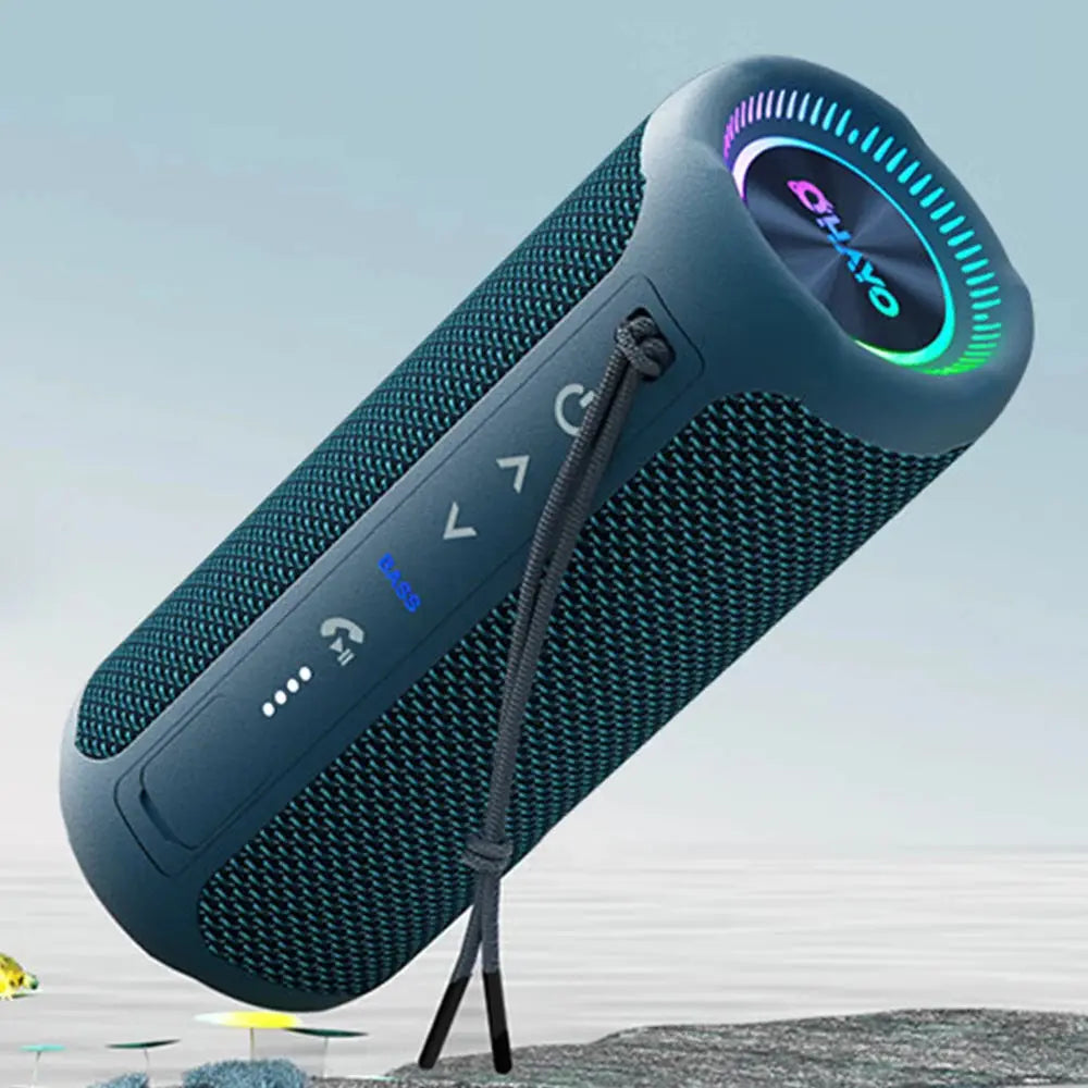 Ohayo Portable Waterproof Bluetooth Speaker 35W Drivers with Powerful 360-Degree Sound and Thundering Bass,TWS,IPX7 Waterproof.