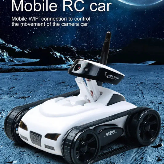 RC Camera Tank FPV WIFI Real-time Quality Mini RC Car HD Camera Video Remote Control Robot Car Intelligent APP Wireless Toys.