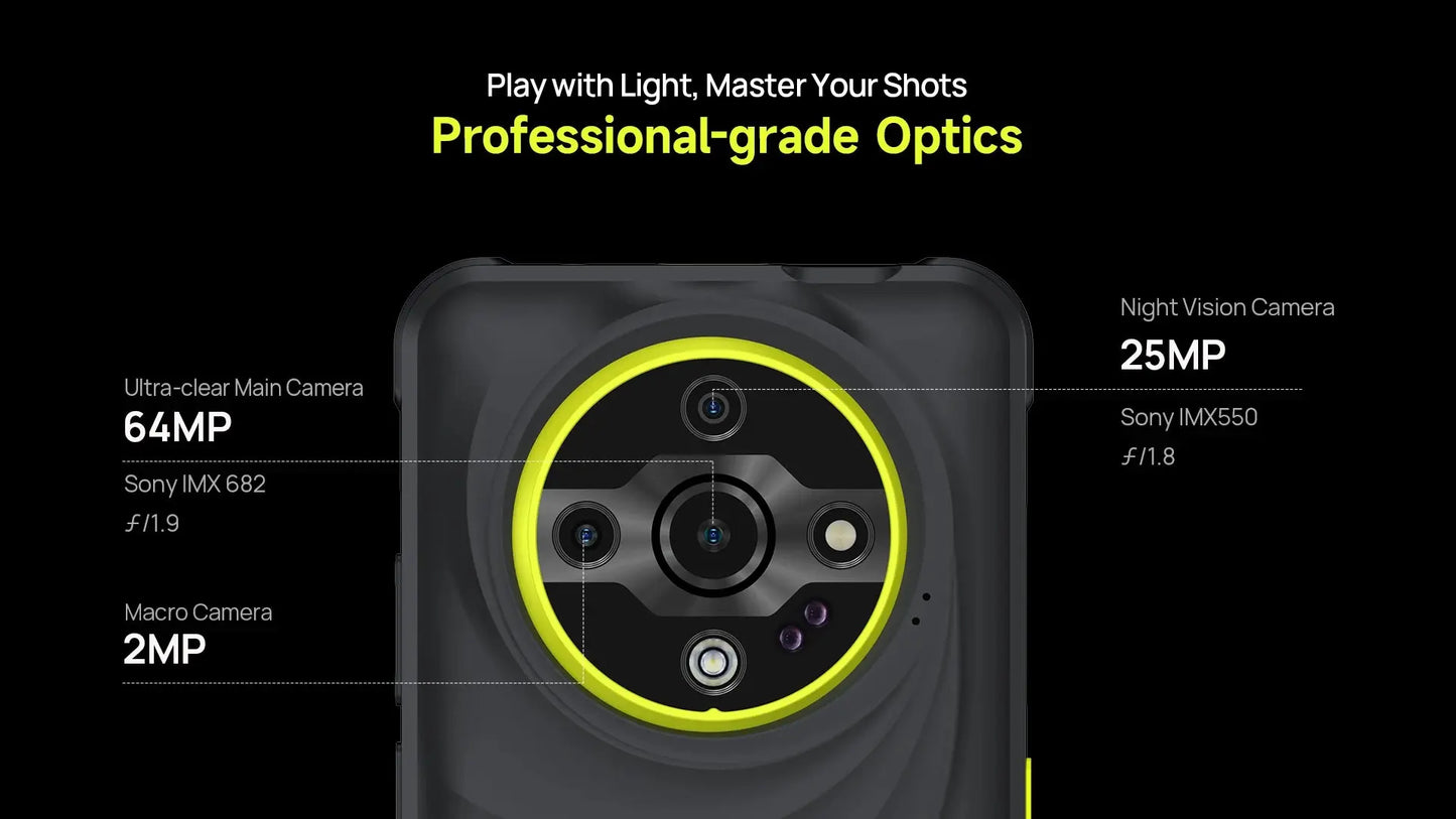【World Premiere】Ulefone Armor X31 Pro 5G Rugged Phone Android 14 Smartphone 6.56”16GB + 256GB Night Camera 64MP 6050mAh NFC Tarot Yeah