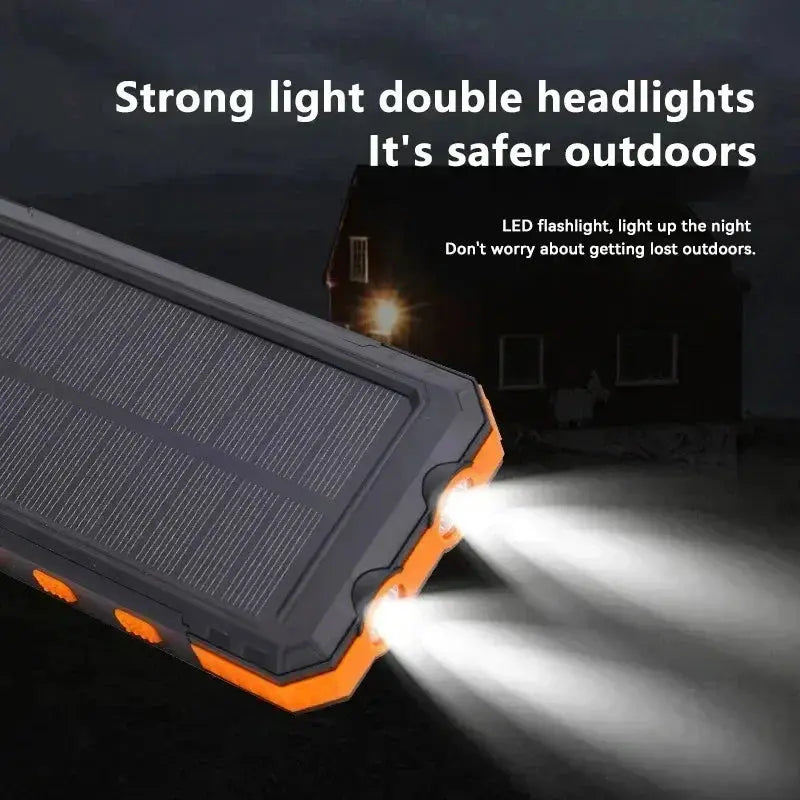 200000mAh Large Capacity Solar Power Bank Fast Charging Portable Charger External Battery  for IPhone Samsun Xiaomi Powerbank Tarot Yeah