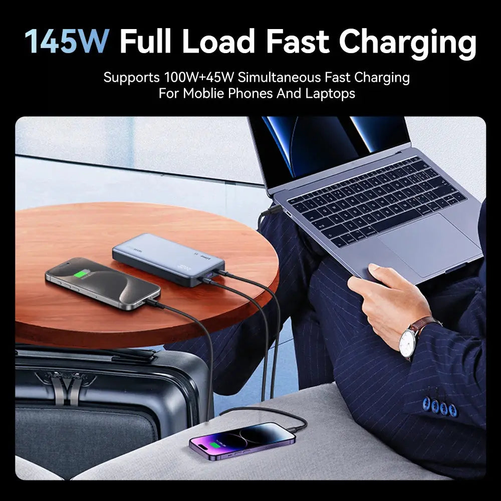 zime Z5 145W PowerBank 25000mAh PD Fast Charging High-wattage Portable Charger For Laptops And Phones With External Battery Tarot Yeah