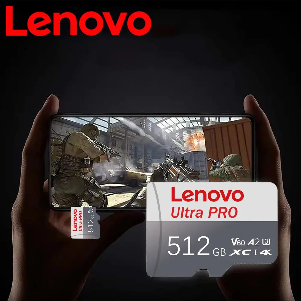Original Lenovo Memory Card 2TB 128GB Class 10 V60 TF Card 1TB Mini SD Card 512GB 256GB A2 U3 Micro Card 2TB High Speed TF Card Tarot Yeah