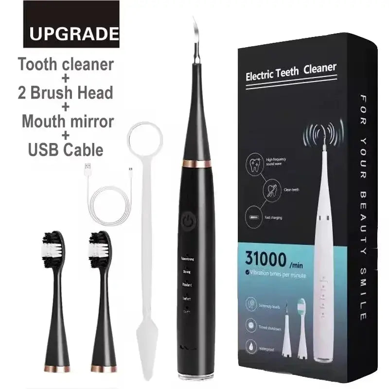 Electric Toothbrush Sonic Dental Teeth Whitening Kit Tooth Whitener Calculus Tartar Remover Tools Cleaner Stain Oral Care Tarot Yeah