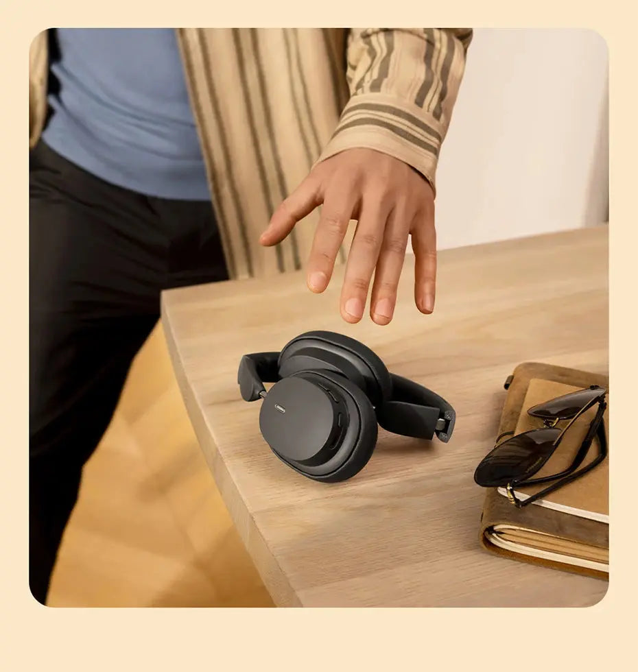 Baseus Bowie D05 Wireless Headphone 3D Spatial Audio Earphone Bluetooth 5.3 Headset 40mm Driver Foldable Over Ear Headphone 70H Tarot Yeah