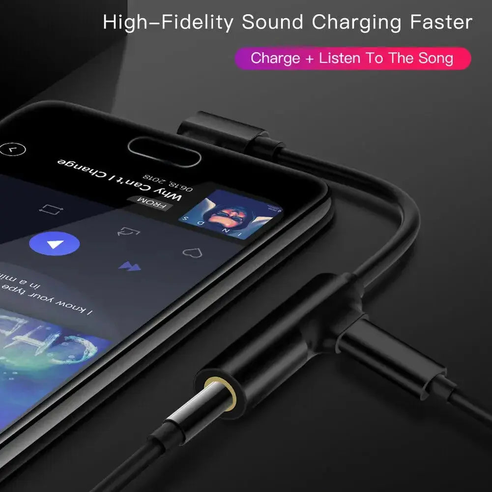 Mobile Phone USB Type C To 3.5mm Jack Audio Adapter 2 In 1 Earphone Aux Cable Coverter for Xiaomi 10 9 8 Redmi Huawei Oneplus Tarot Yeah