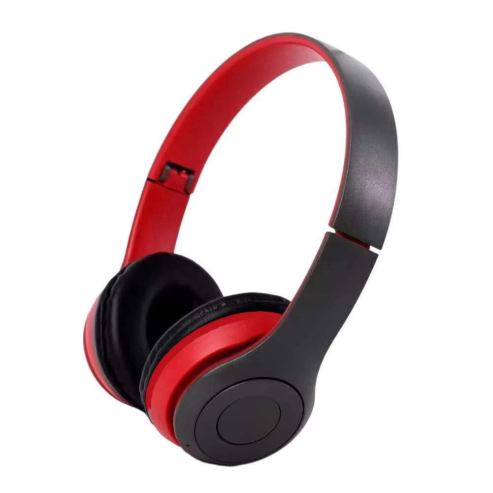 Foldable P47 Wireless Bluetooth 50 Headphones HIFI Stereo Bass Earphones for Music Gaming Kids Girls Smartphone Audio Device