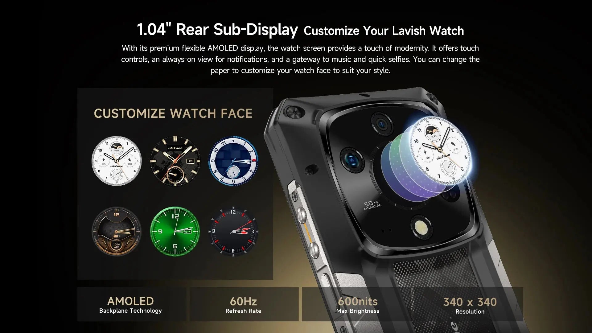 Ulefone Armor 28 Pro 5G AI Rugged Phone 512GB ROM Smartphone 120W MTK Dimensity 7300  10600mAh 6.67”AMOLED 64MP Mobile phone Tarot Yeah