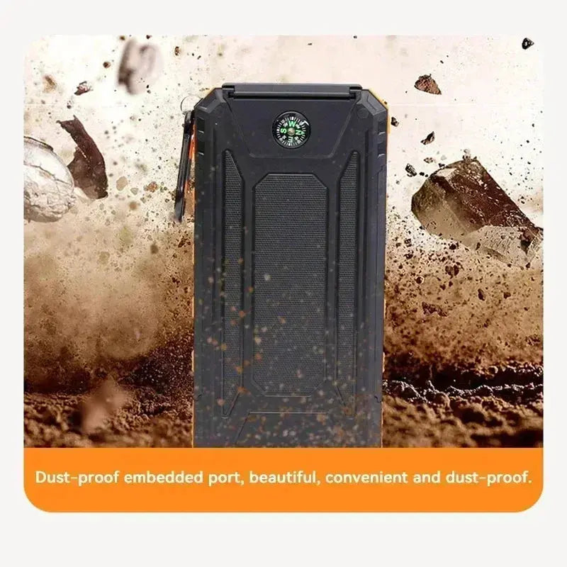 200000mAh Large Capacity Solar Power Bank Fast Charging Portable Charger External Battery  for IPhone Samsun Xiaomi Powerbank Tarot Yeah